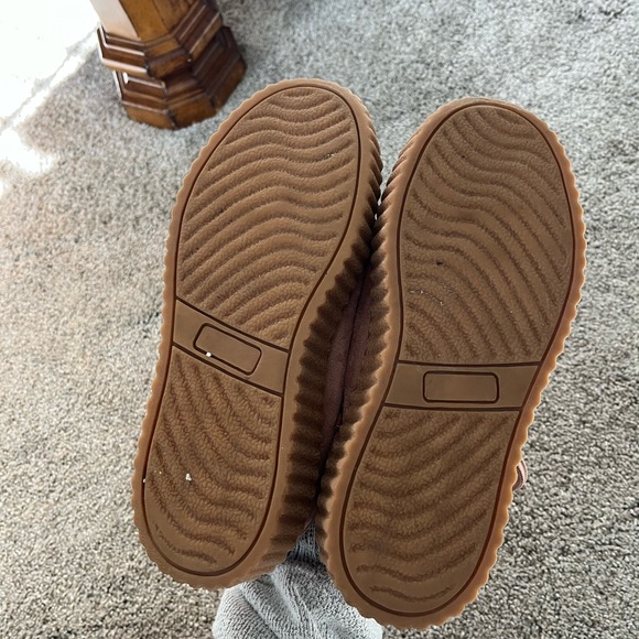 Misbehave Suede Platform Sneakers in Blush Rose Size 6 - Picture 6 of 9